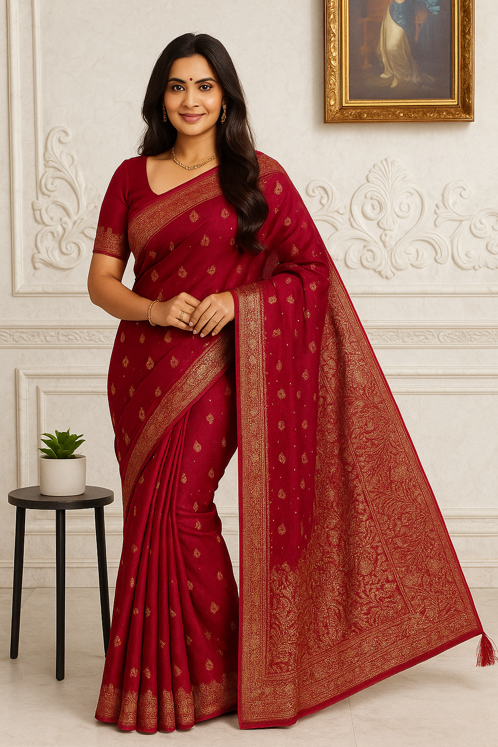 Troika Fashion – Ho Silk Siroshi Work Saree