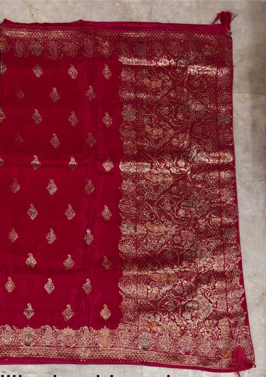 Troika Fashion – Ho Silk Siroshi Work Saree