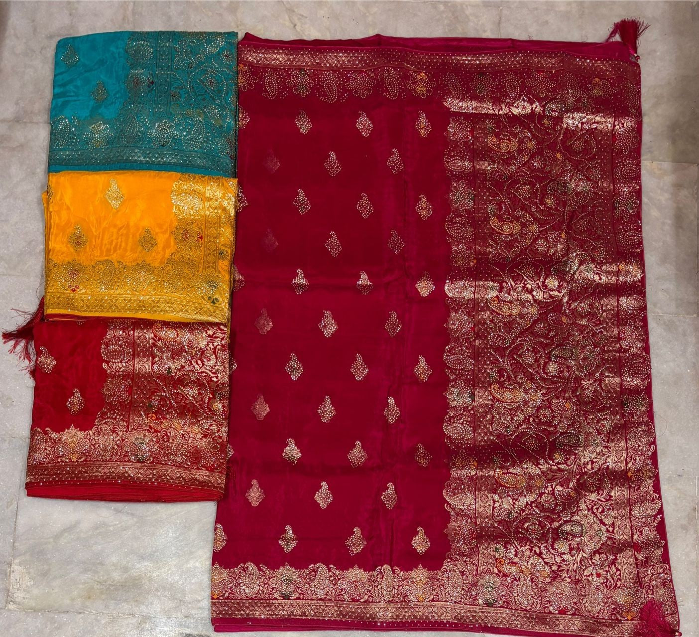Troika Fashion – Ho Silk Siroshi Work Saree