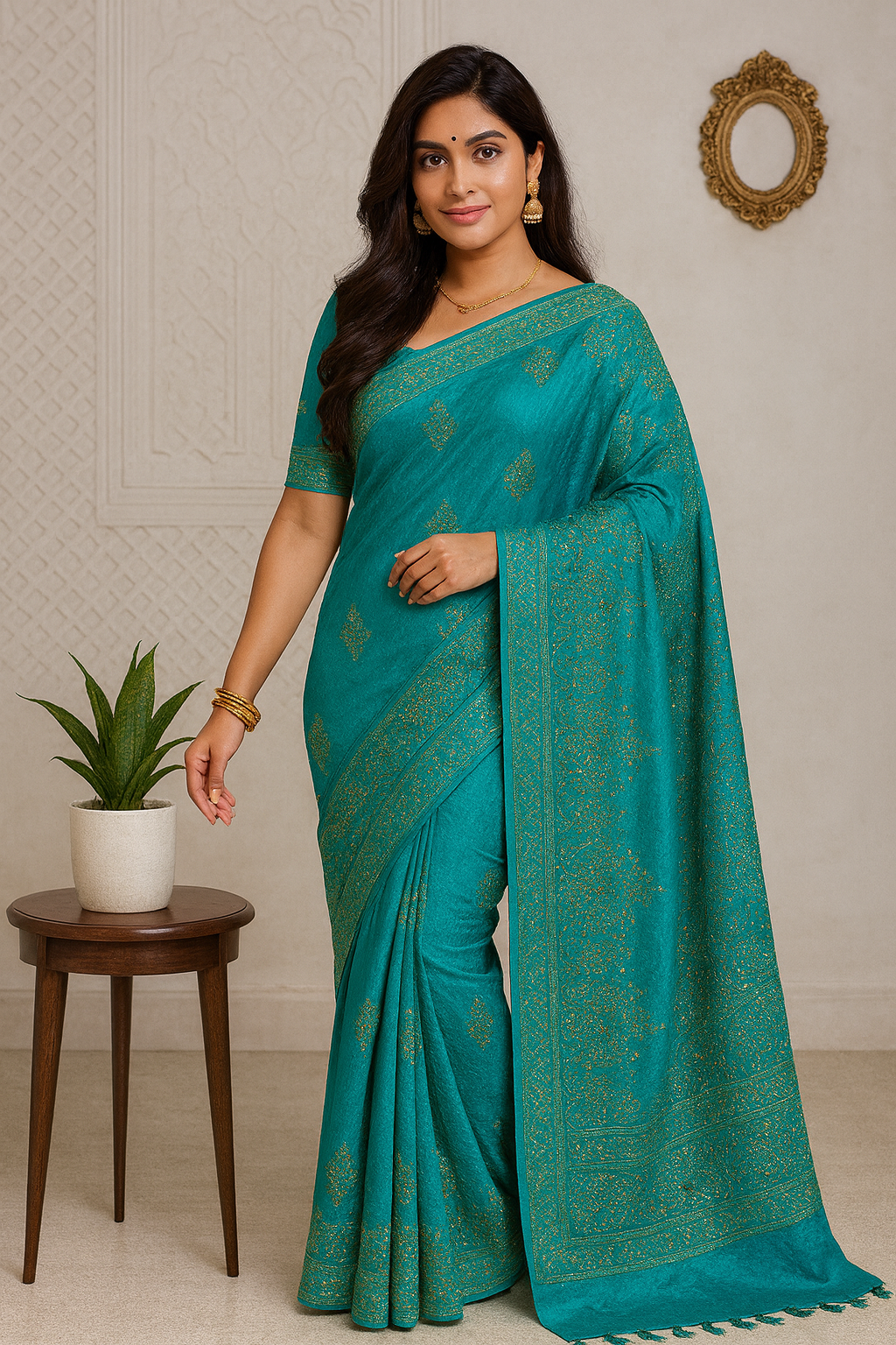 Troika Fashion – Ho Silk Siroshi Work Saree