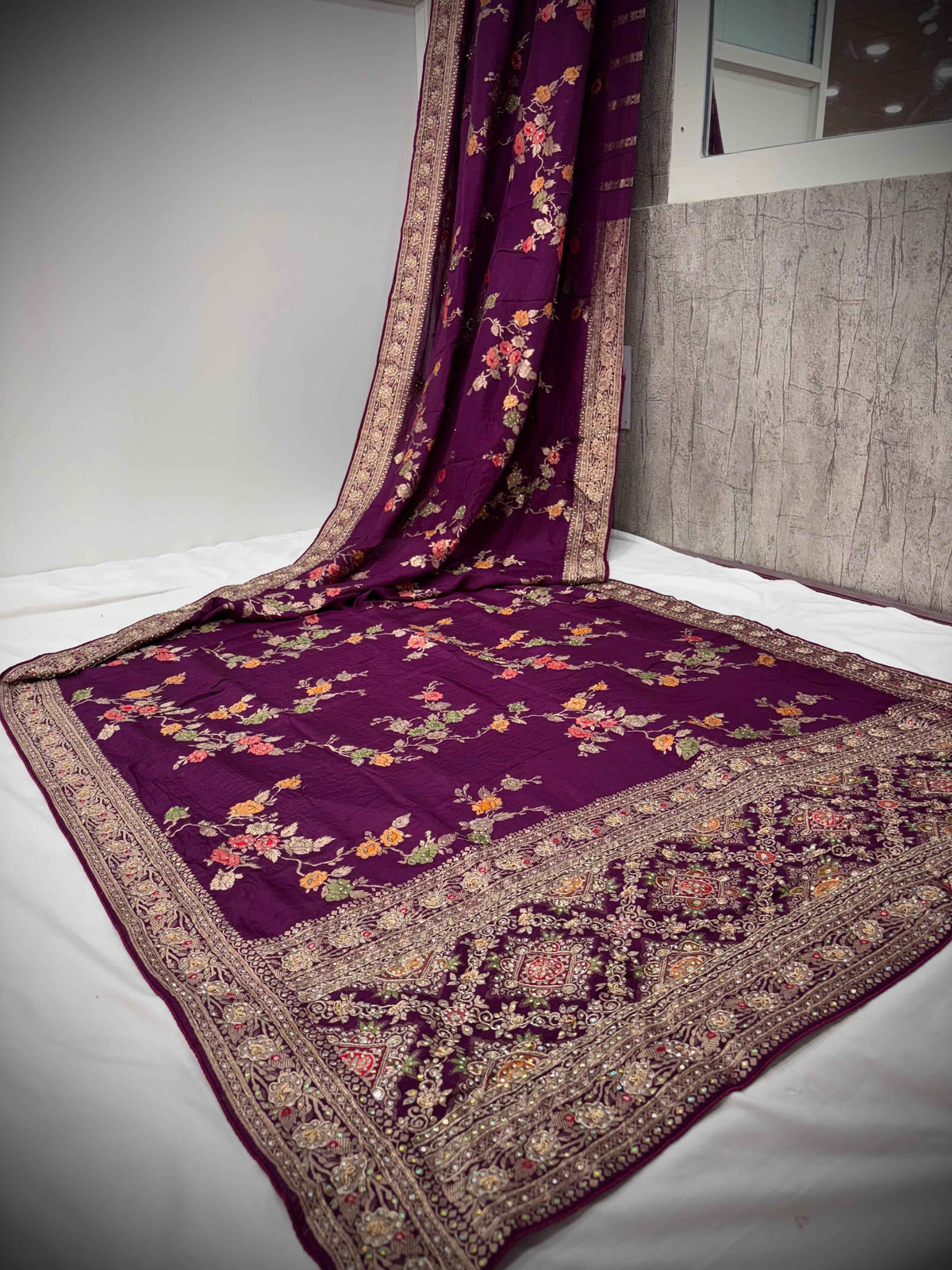 Transform Your Elegance with the Dola Silk Handwork Saree