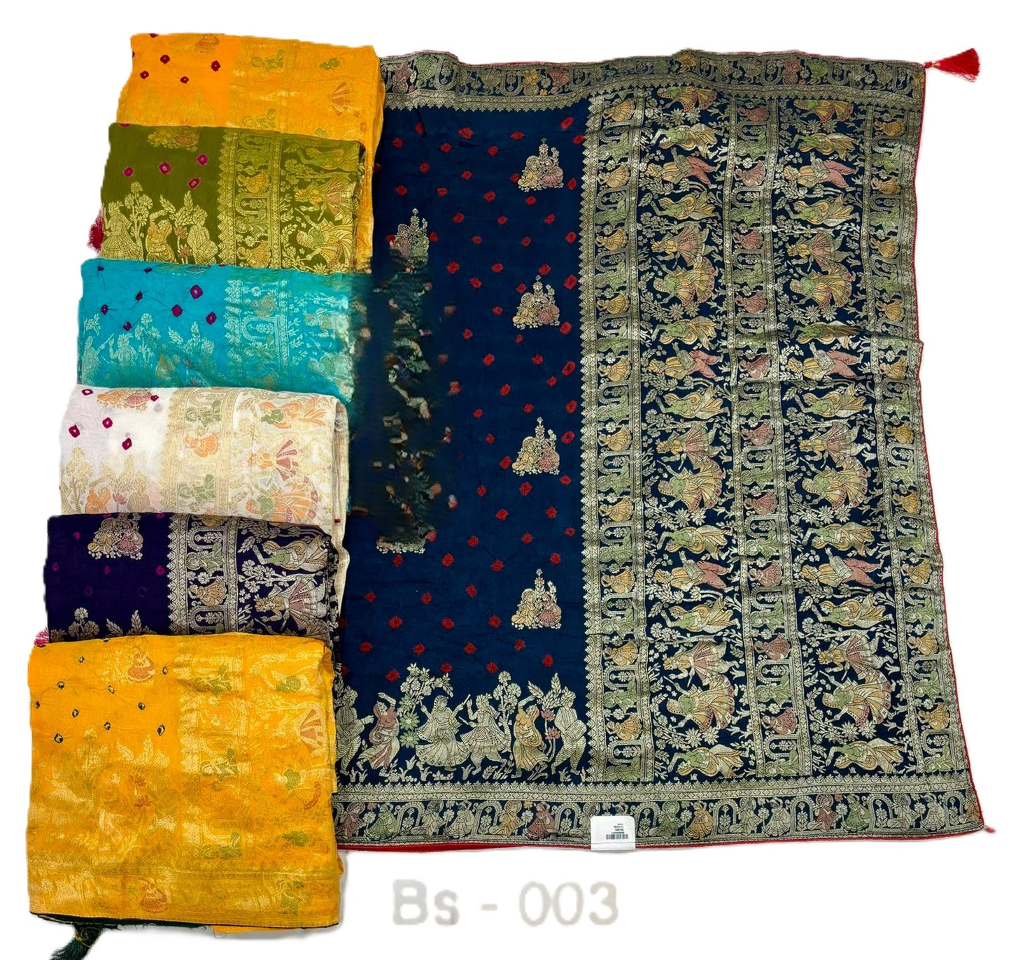 Troika Fashion – Meena Bandhej Saree