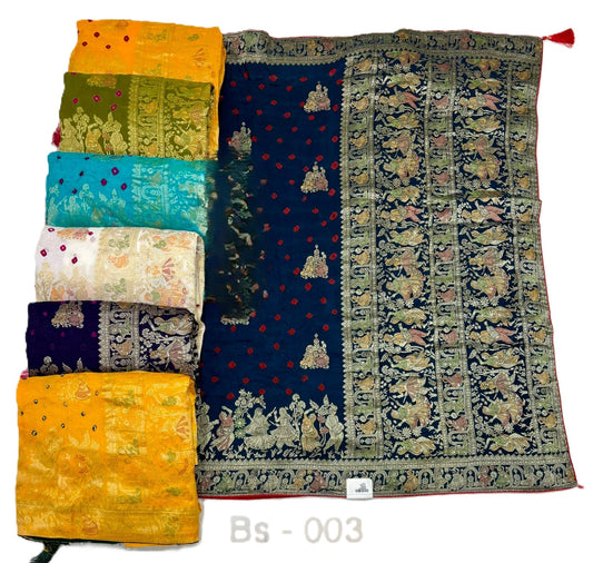 Troika Fashion – Meena Bandhej Saree