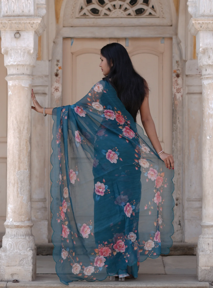 Troika Fashion – Elegant Cotton Silk Printed Saree Casual Collection