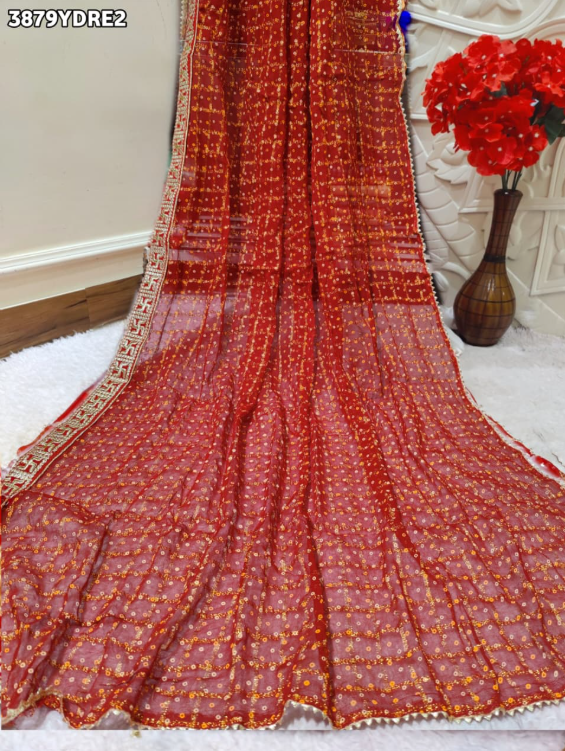 Troika Fashion – Premium Bandhani Georgette Dupatta