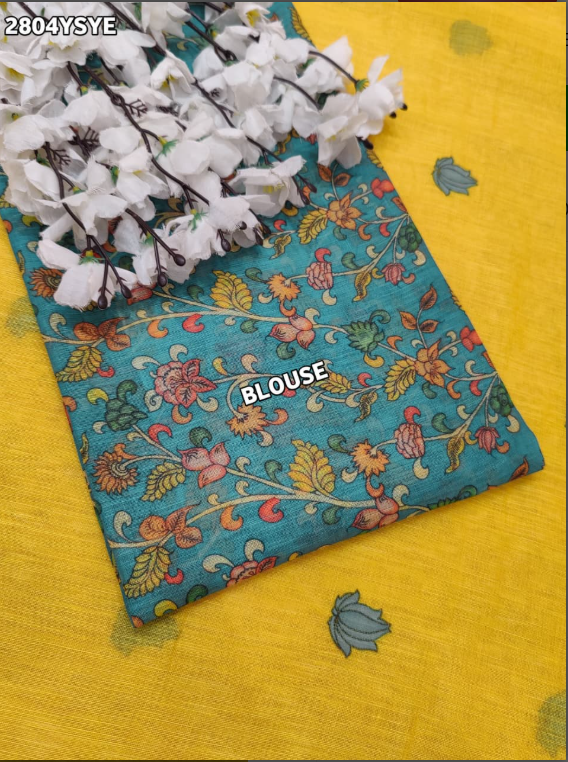 Troika Fashion – Stylish Kalamkari Soft Cotton Saree