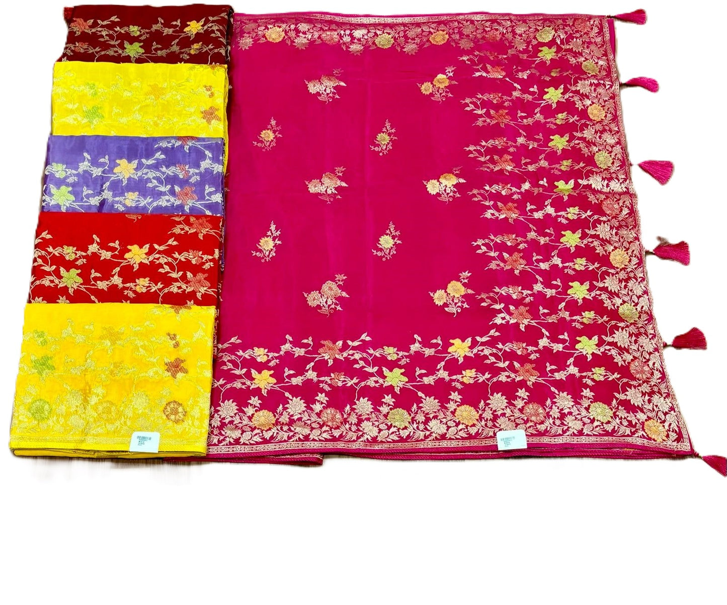 Meenakari HO Saree – Elegant Floral Weaving with Premium Finish